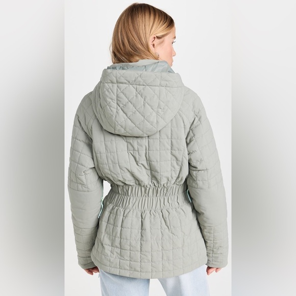 NWT Free People All Prepped Ski Jacket Greyed Olive - Picture 3 of 12